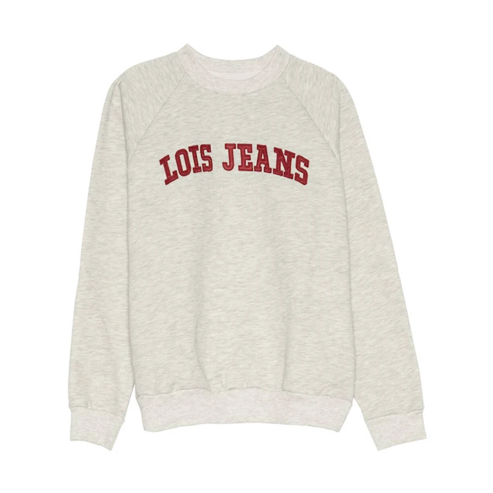 Lois Iris Sweatshirt Gray Dames