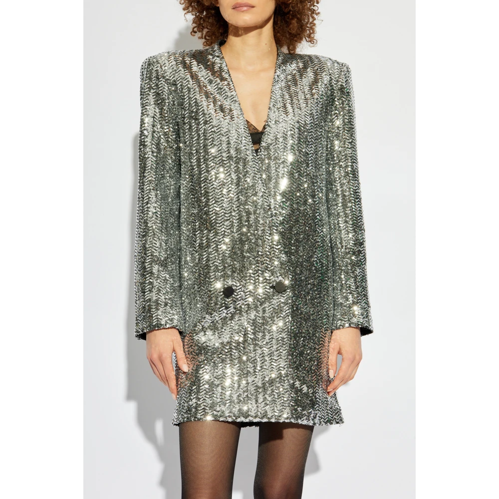 Anine Bing Paillettenjurk Veneda Gray Dames