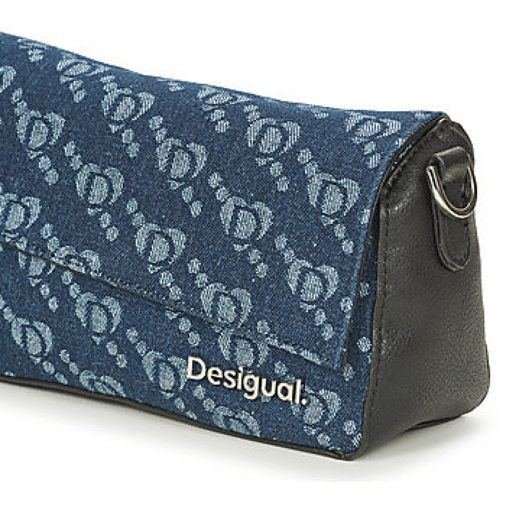 Desigual Blauwe Boog Schoudertas Vrouwen Blue Dames