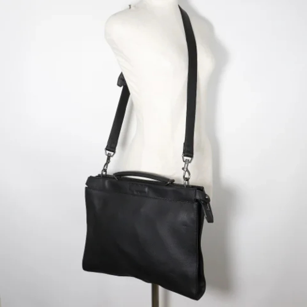 Fendi Vintage Pre-owned Leather fendi-bags Black Dames