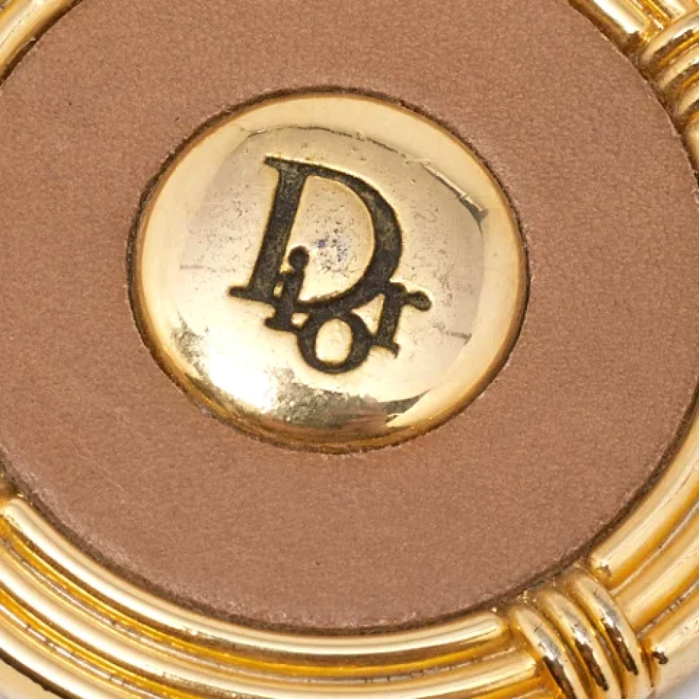 Dior Vintage Pre-owned Leather key-holders Brown Dames