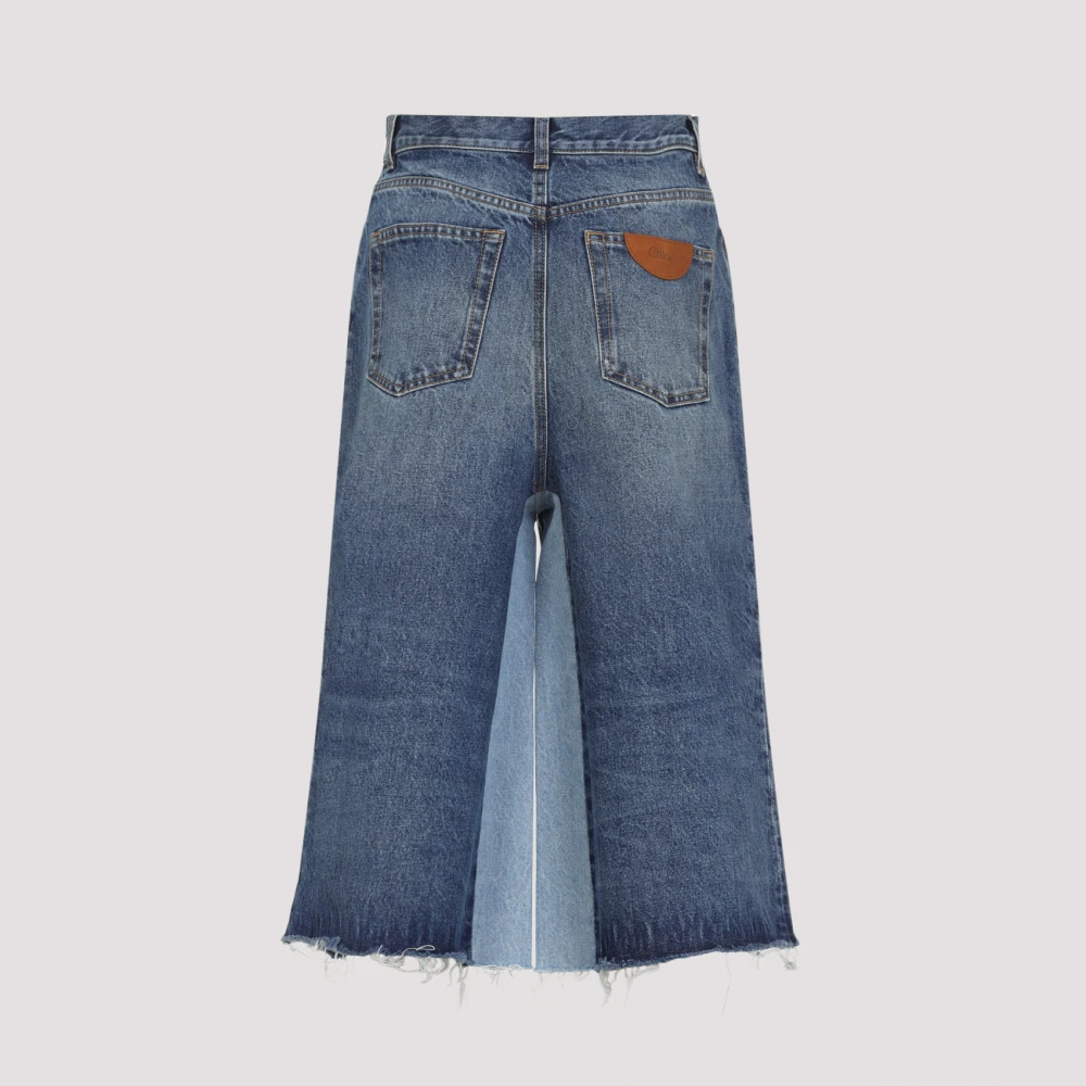 Chloé Blauwe Jeans Elegante Mode Stijl Blue Dames