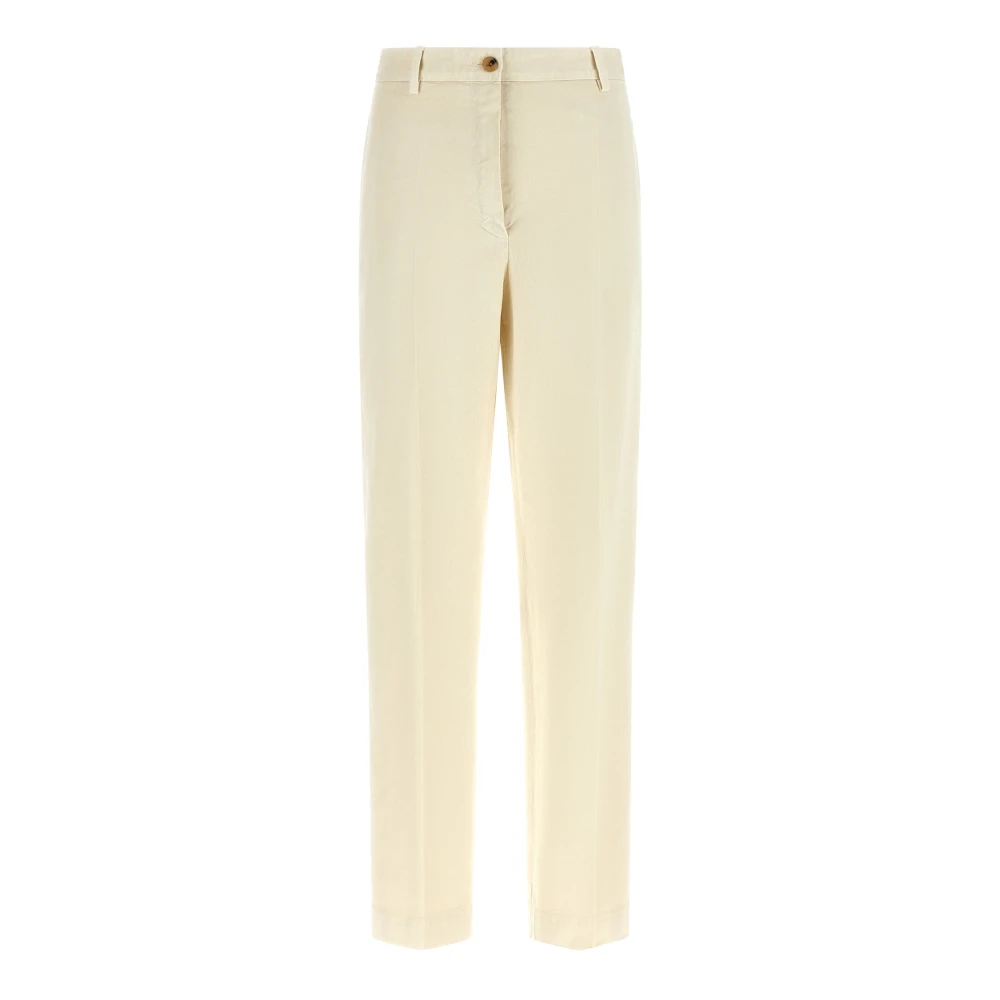 Dries Van Noten Women's Beige Chinos, S, Pilar Trousers