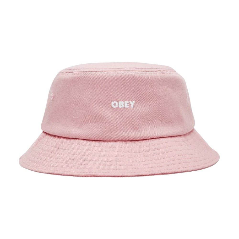 Obey Women's Pink Bold Twill Bucket Hat