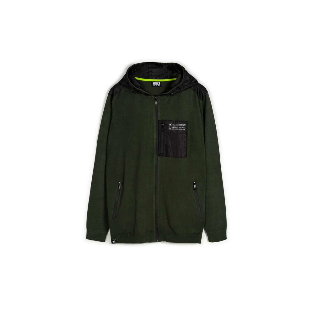 Munich Sportieve rits capuchonvest Green Heren