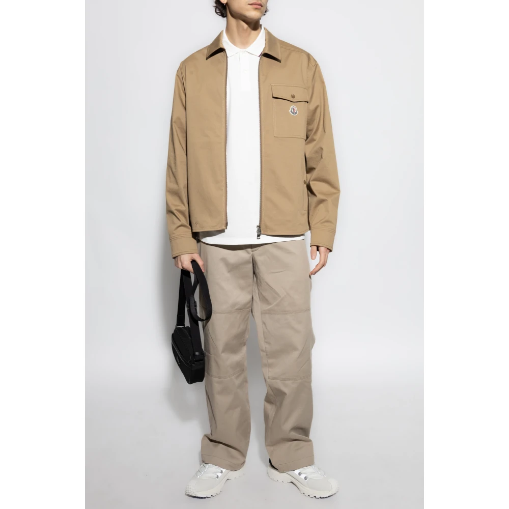 Moncler Jas Ciamicia Beige Heren