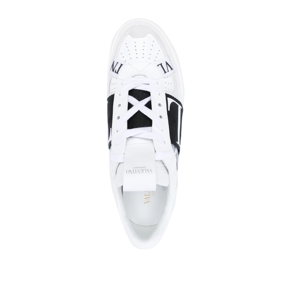 Valentino Garavani Witte Vl7N Logo-Print Strap Sneakers White Dames