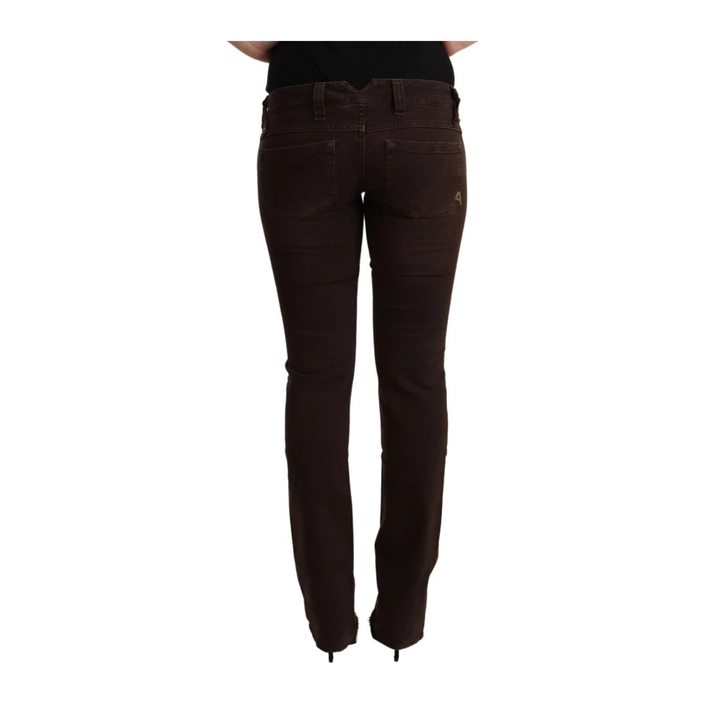 Cycle Elegante Slim Fit Stretch Jeans Brown Dames