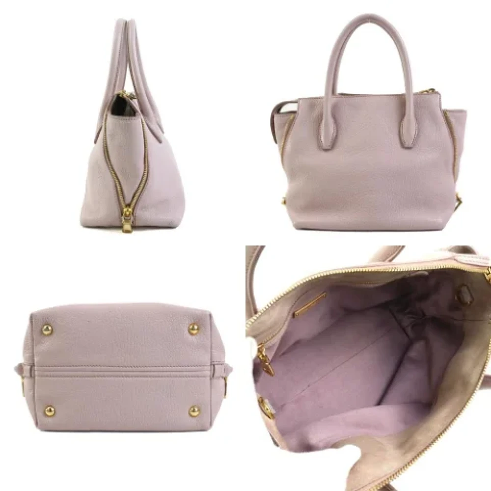 Miu Pre-owned Fabric handbags Pink Dames