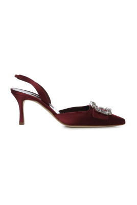 Sandales Manolo Blahnik à Talons Hauts - Taille 37 - Beige Lin - Neuf