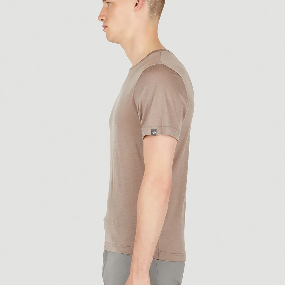 Ostrya Merino Trail Tee Brown Heren