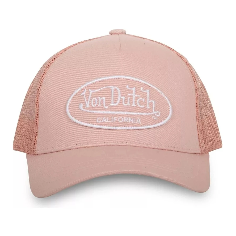 Von Dutch Roze Trucker Cap met Lof CB B7 Pink Heren