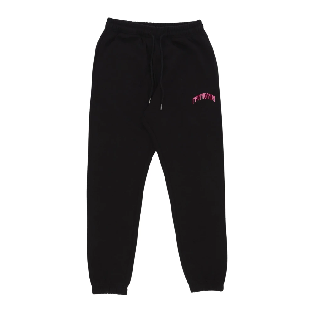 Propaganda Zwarte Triangle Panther Sweatpant Black Heren