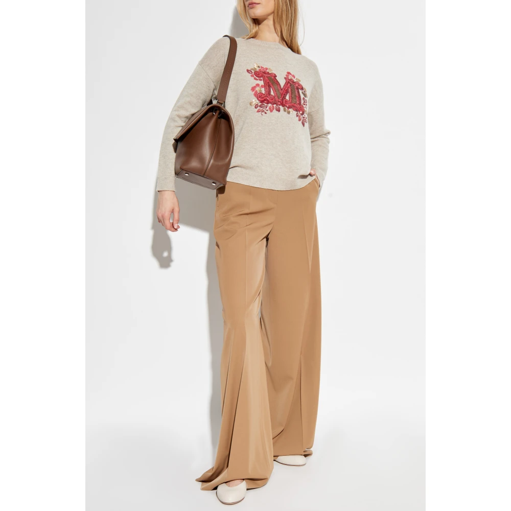 Max Mara Sweater Quota Beige Dames