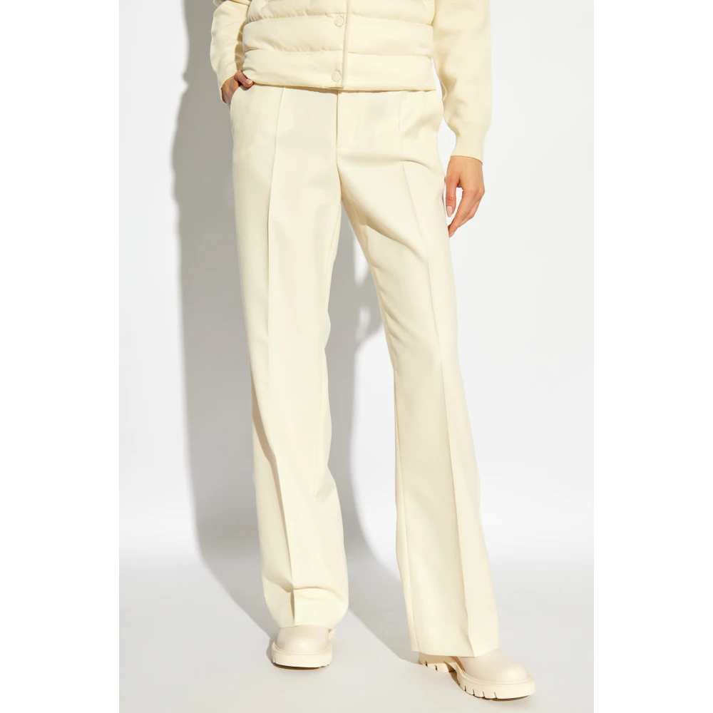 Moncler Geplooide broek Beige Dames