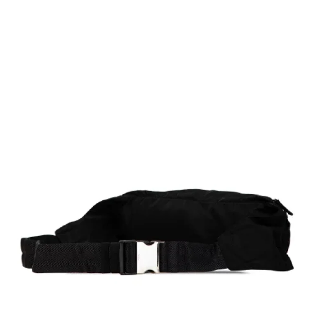 Prada Vintage Pre-owned Nylon shoulder-bags Black Dames
