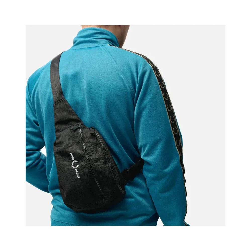 Fred Perry Schoudertas Black Heren