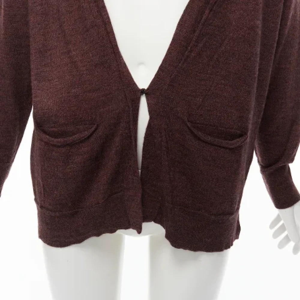 Isabel Marant Pre-owned Wool tops Brown Dames