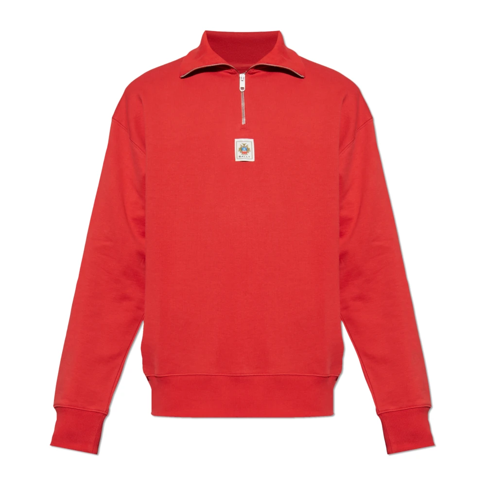 Bally Sweatshirt met opstaande kraag Red Heren