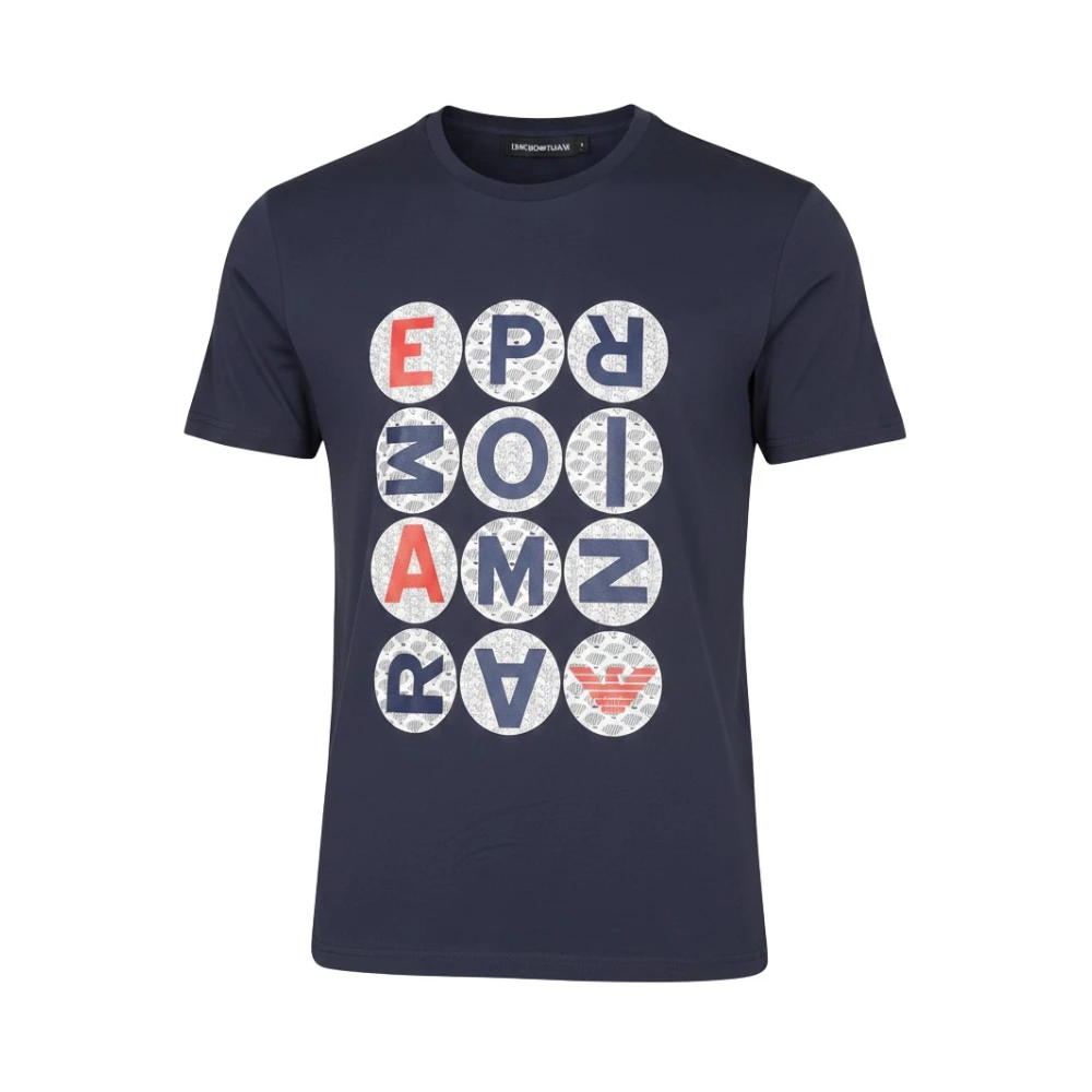 Emporio Armani Uomo Blu Top, Xl, New,