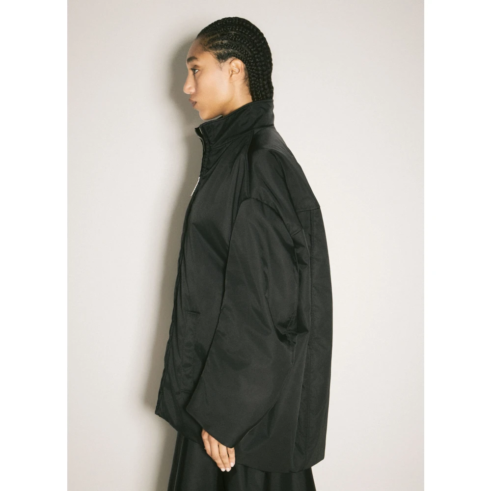 Marni Waterafstotende Twill Parka Jas Black Dames