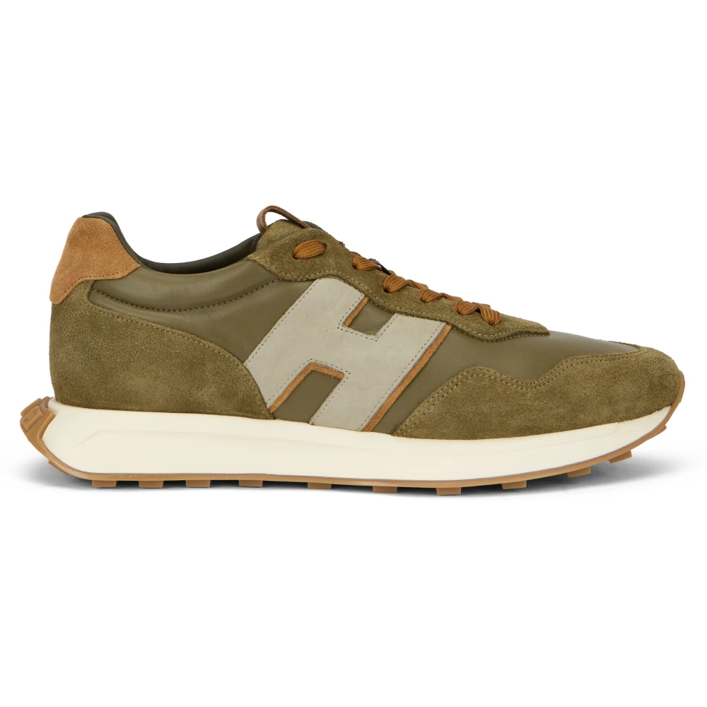 Hogan Men's Green Sneakers, 8 Uk, H601 Trainers