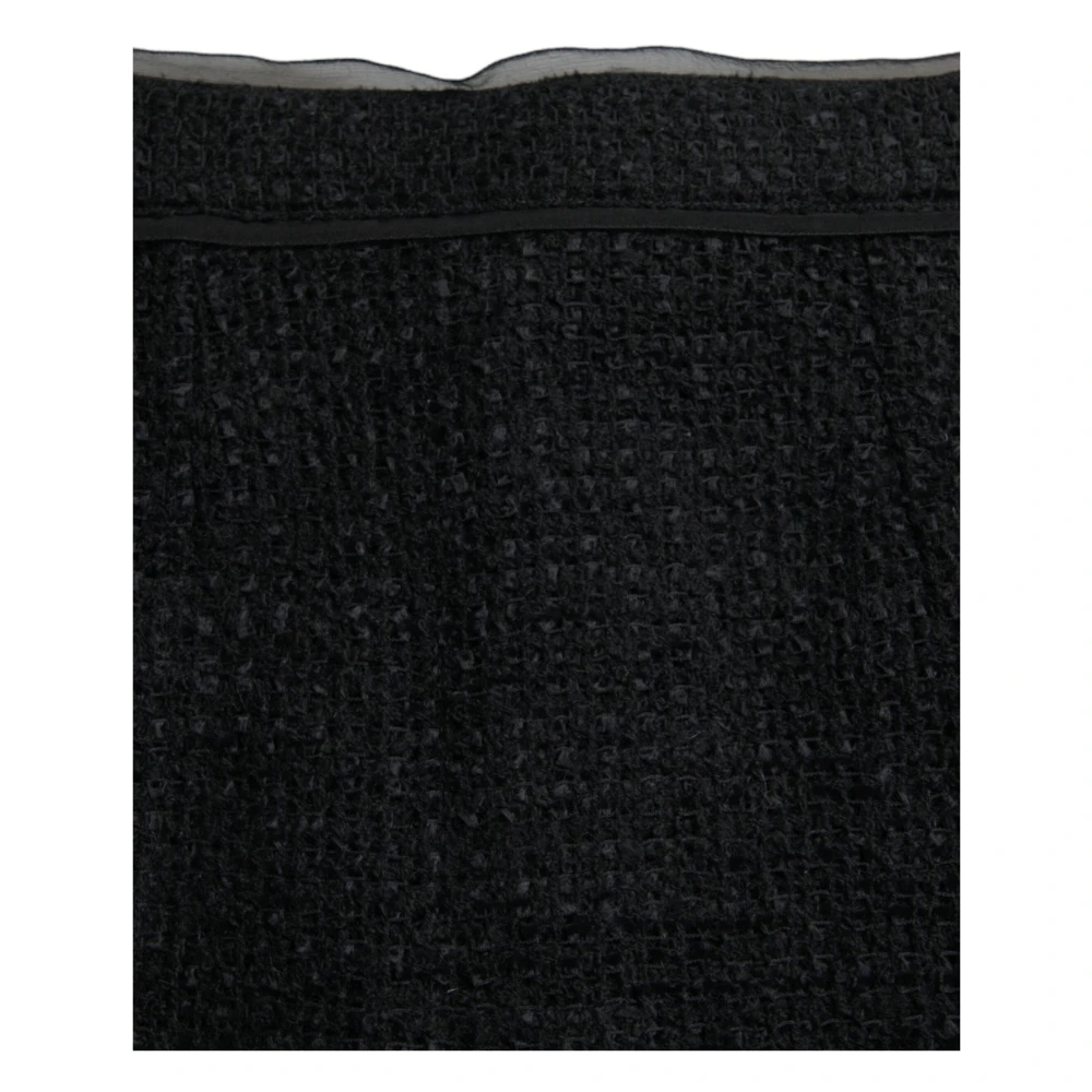Dolce & Gabbana Elegante midi-rok met hoge taille Black Dames