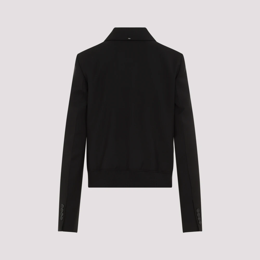 SPORTMAX Stijlvolle Bomberjas in Blauw Black Dames