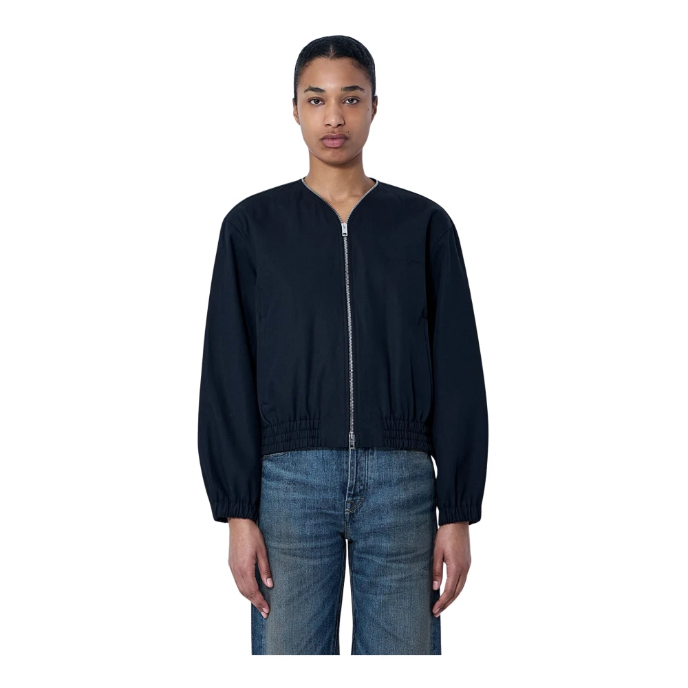 Alexander Wang Donna Nero - Zip-Up Bomber Jacket - Jackets - S