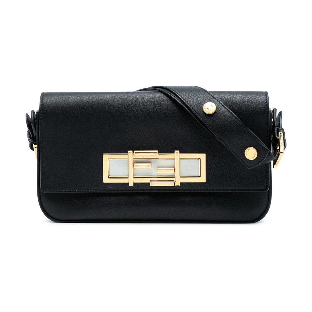 Fendi Vintage Women's Black Pre-Owned Shoulder Bag