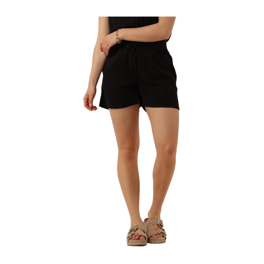 Circle of Trust Zwarte Katoenen Short Lotte Black Dames