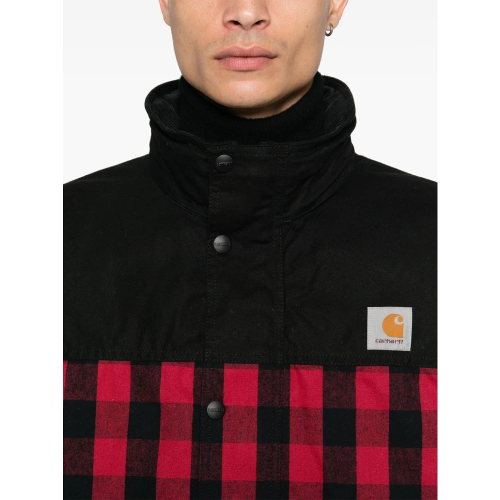 Junya Watanabe Zwarte Jassen voor Mannen Multicolor Heren