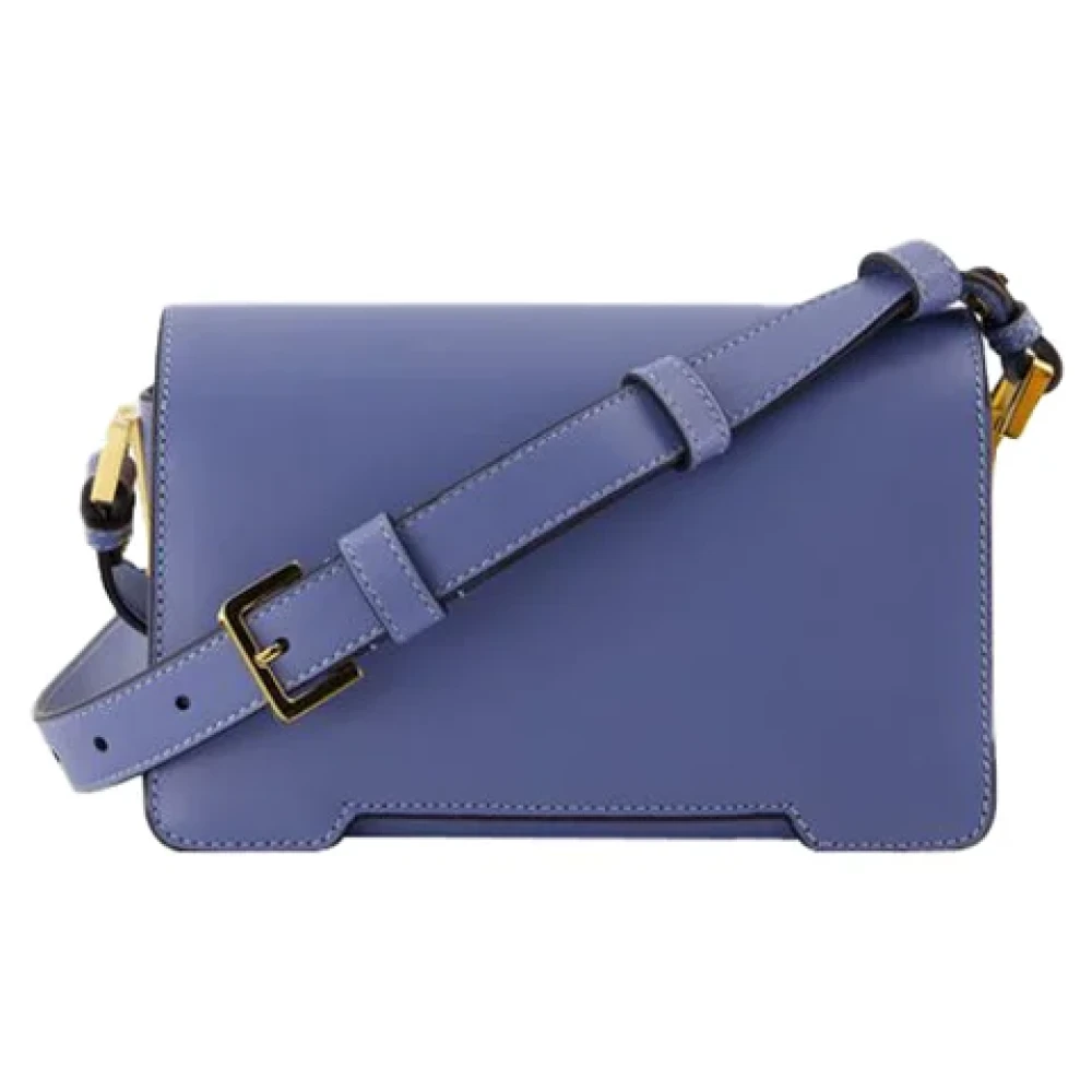 Marni Leather shoulder-bags Blue Dames