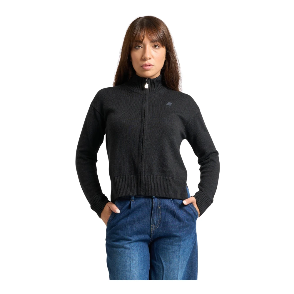 K-Way Damen Schwarz Strickwaren, K, Xsgröße: