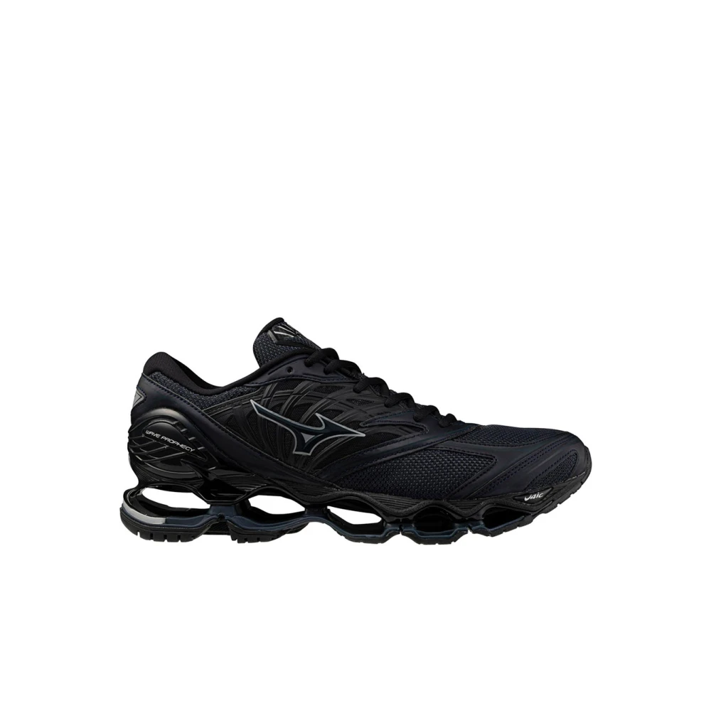Mizuno Men's Black Sneakers, 8 1/2 Uk, Wave Prophecy Ls
