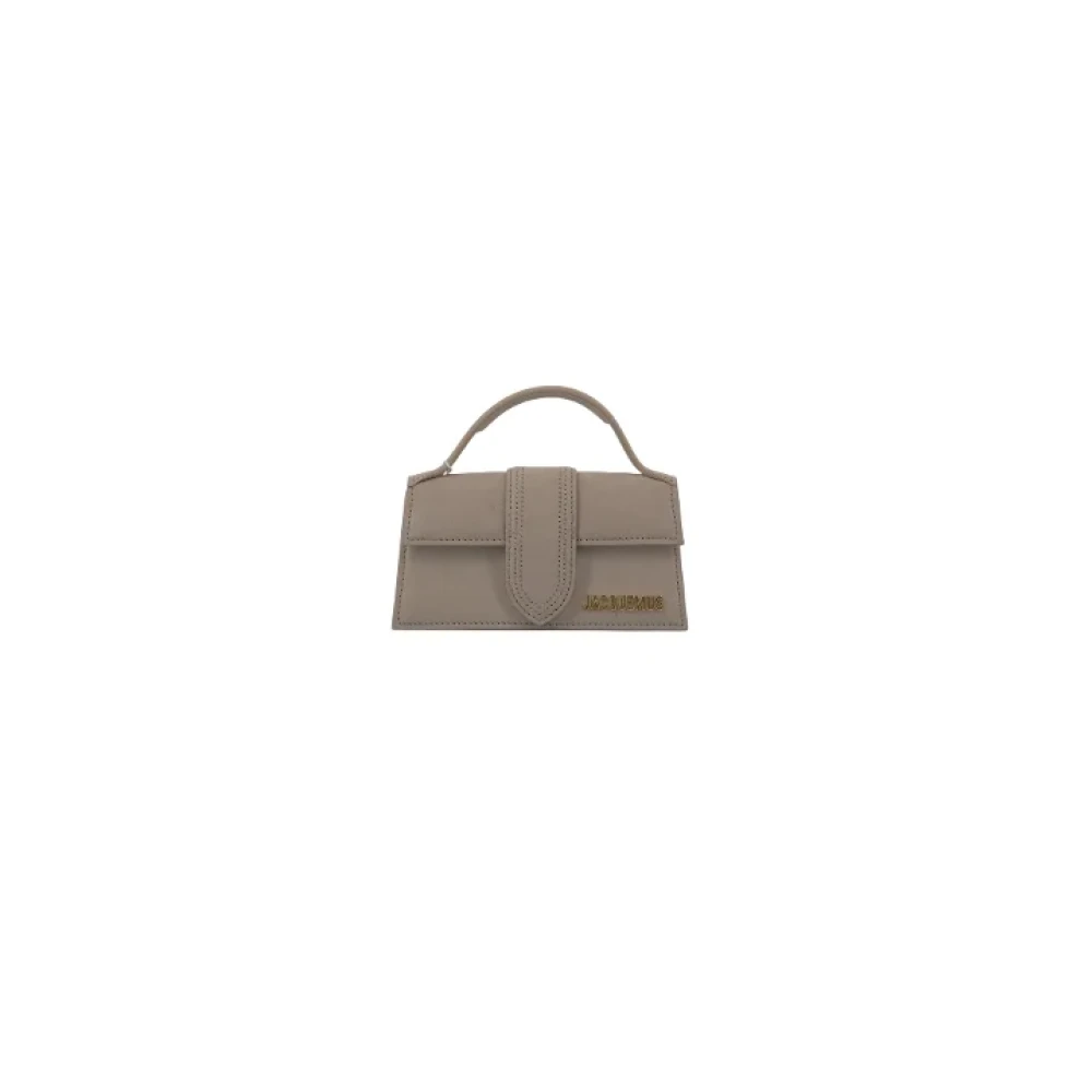 Jacquemus Pre-owned Suede handbags Gray Dames