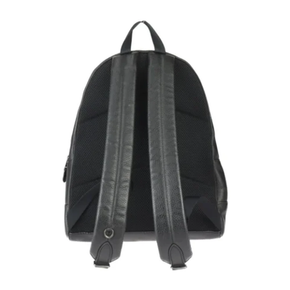 Coach Pre-owned Leather backpacks Black Dames