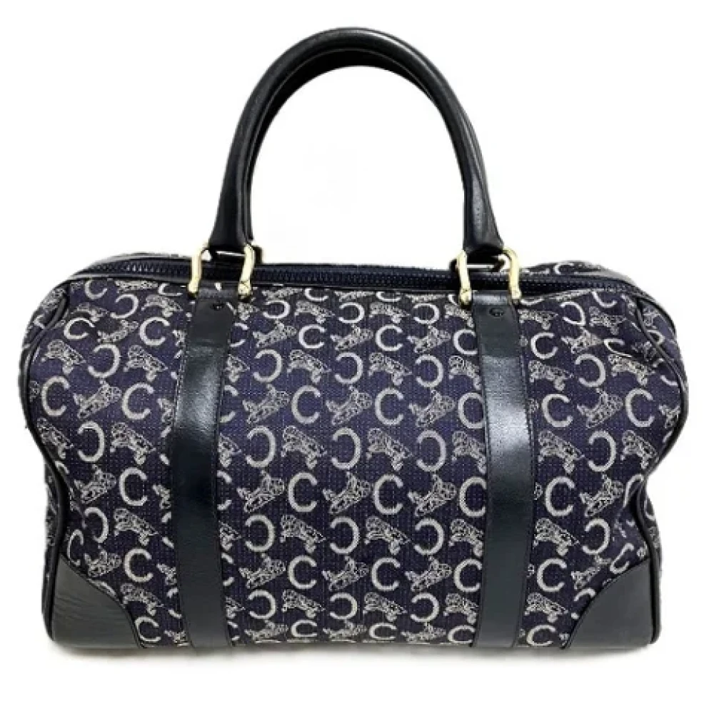 Celine Vintage Pre-owned Leather celine-bags Blue Dames