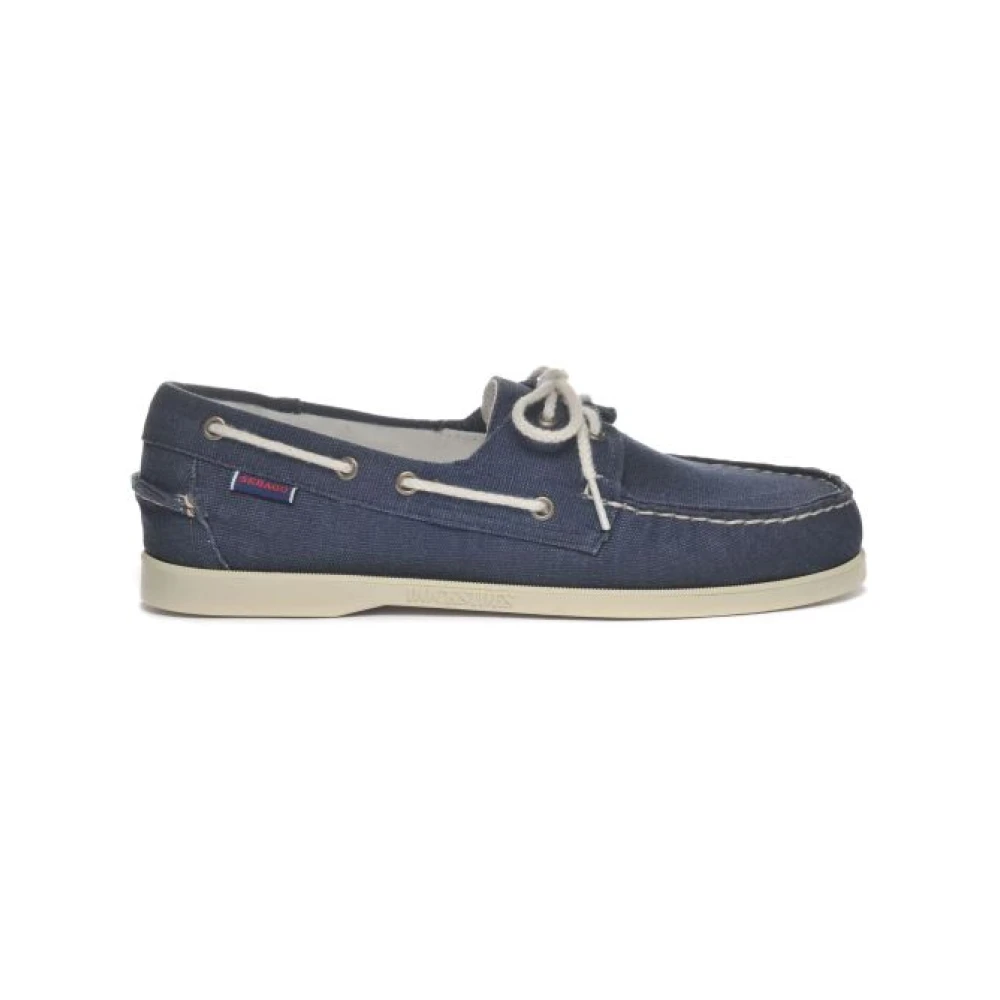 Sebago Men's Blue Sailor Shoes,, Loafer Boat Shoe Classic Size 6