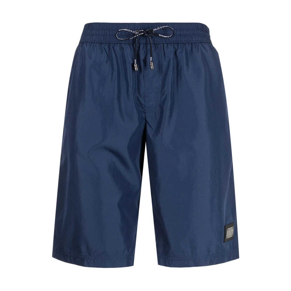 Dolce & Gabbana Men's Blue Swim Trunks In