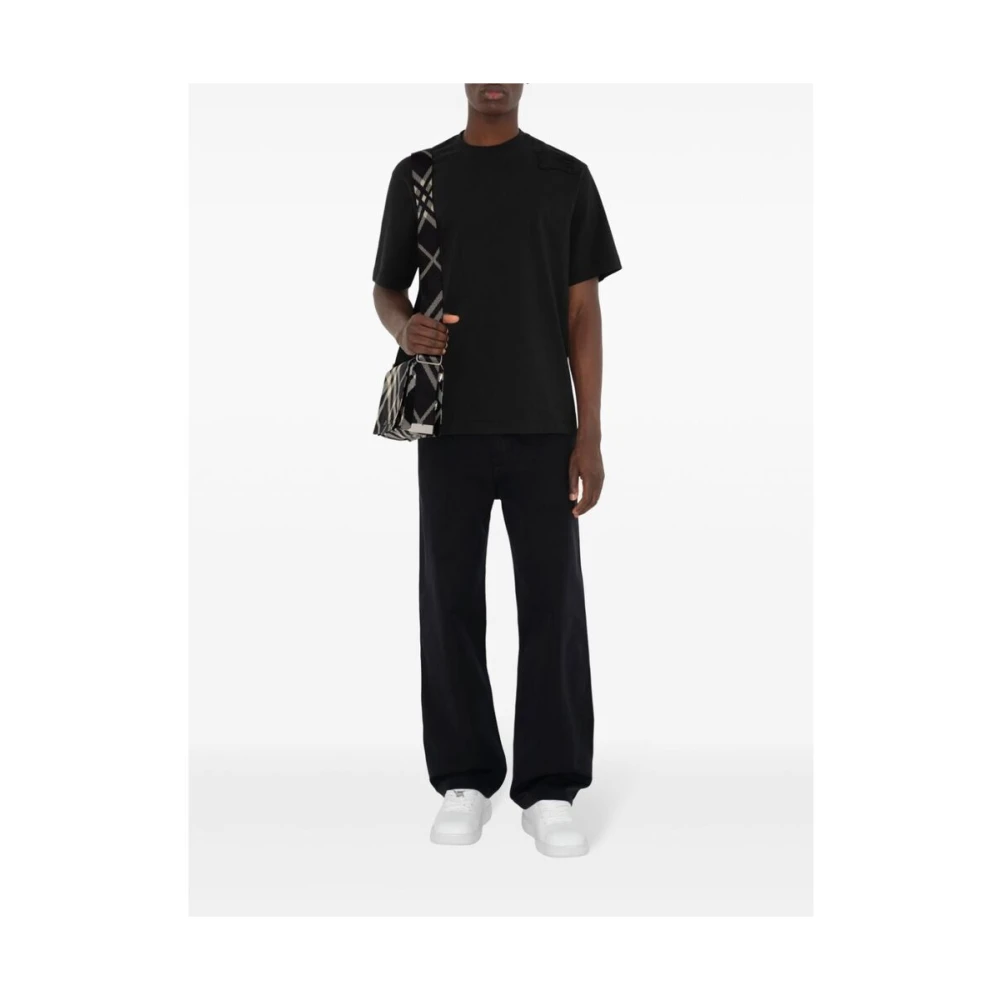Burberry Zwart Beige Ruitpatroon Heuptas Black Heren