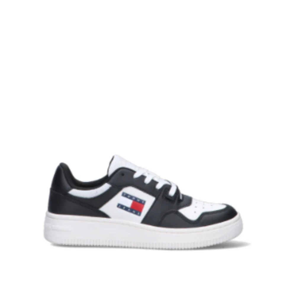 Tommy Hilfiger Women's Black Sneakers,, Casual Trainers For Men And Size 6 Uk