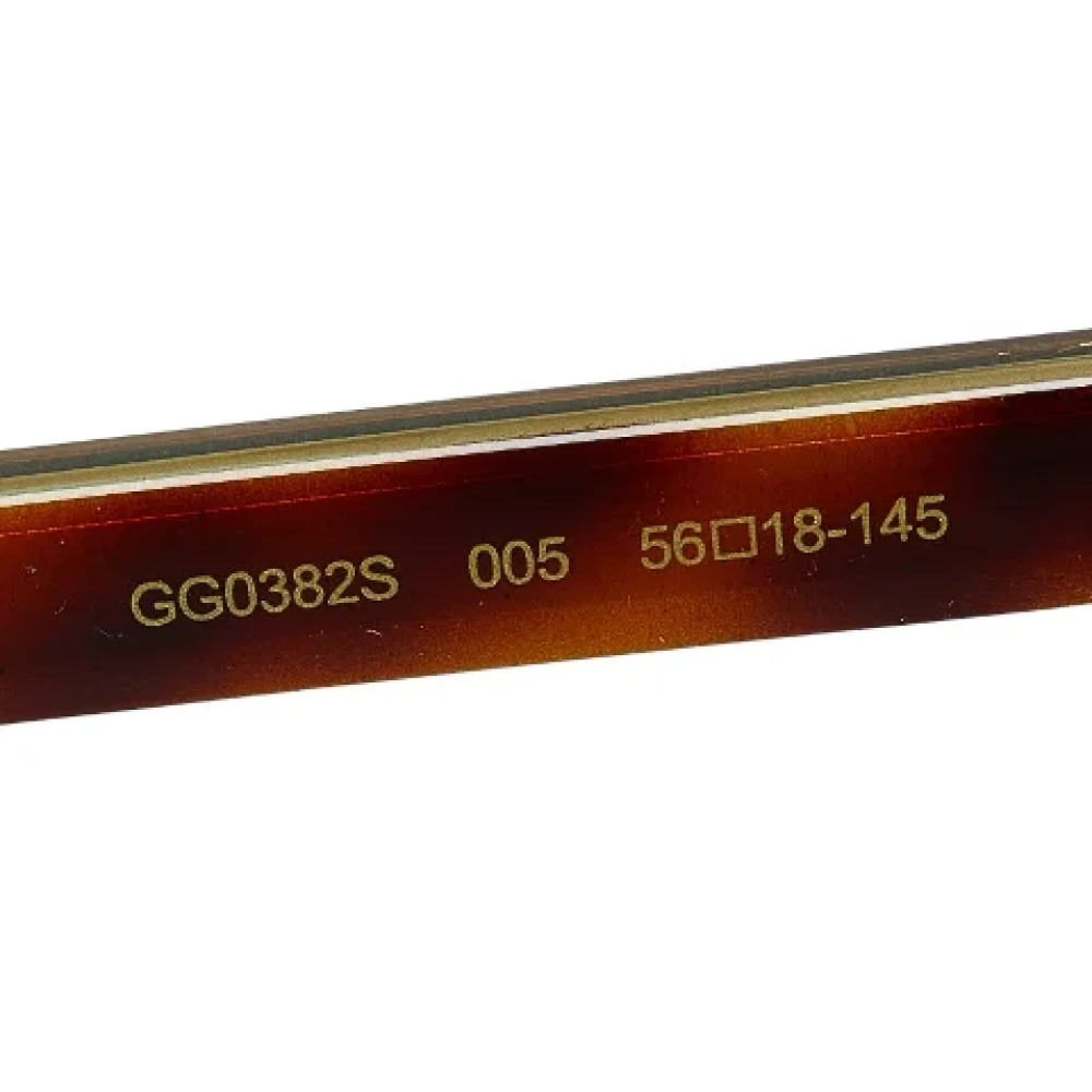 Gucci Vintage Pre-owned Plastic sunglasses Brown Dames