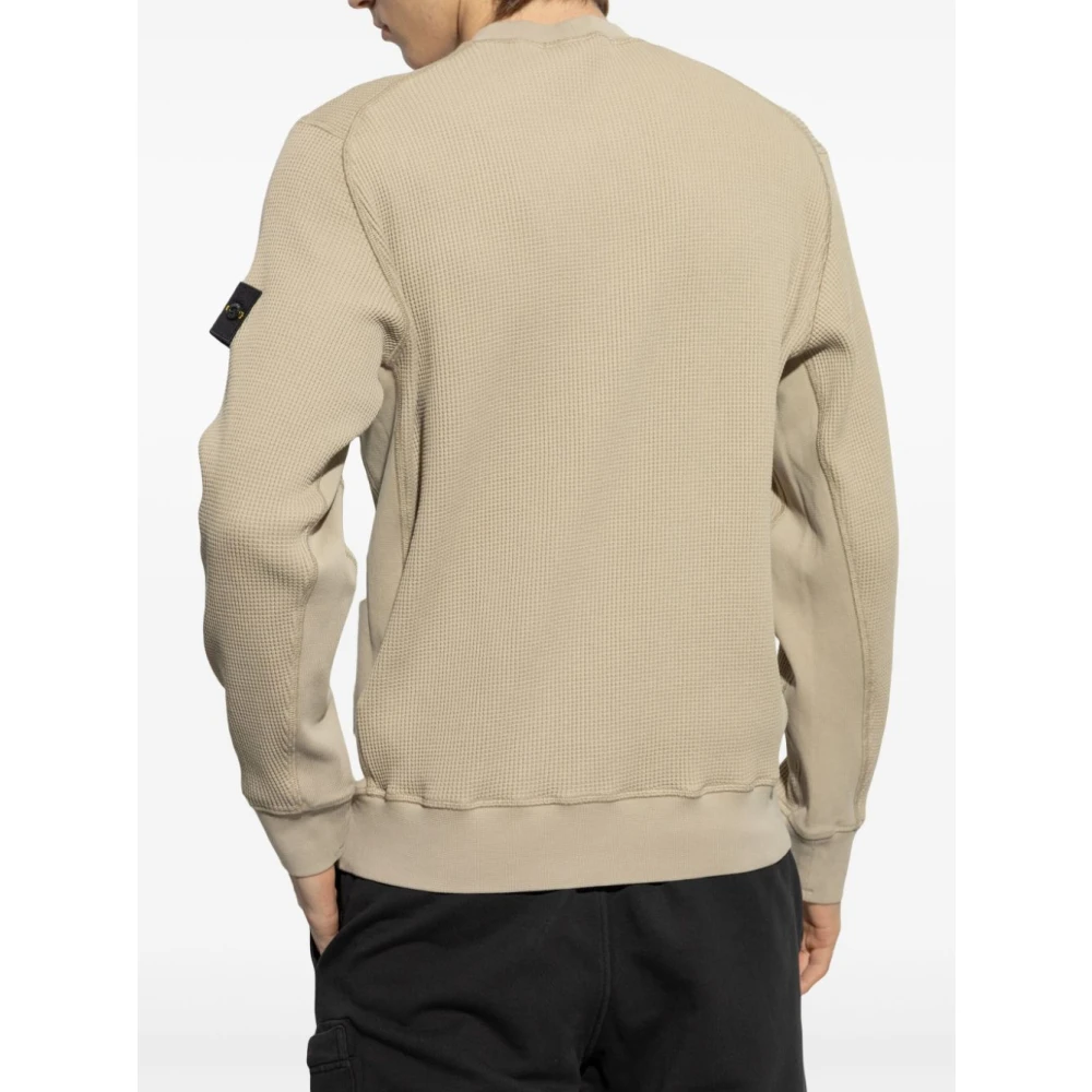 Stone Island Beige Sweatshirt Comfort Stijl Beige Heren