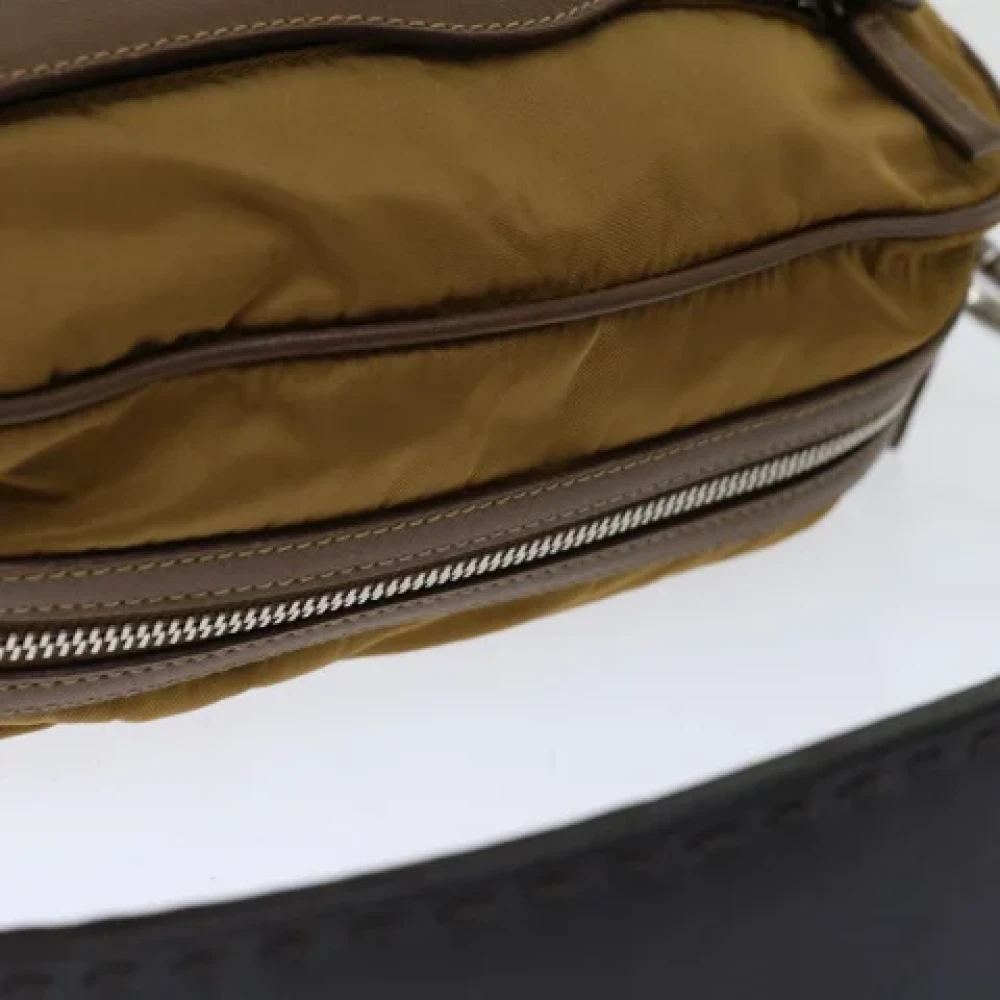 Prada Vintage Pre-owned Nylon prada-bags Brown Dames