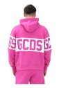 sweat-a-capuche-fuchsia-a-rayures-blanches