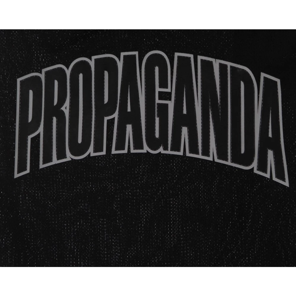 Propaganda Zwarte Mesh Basketbal Tanktop Black Heren