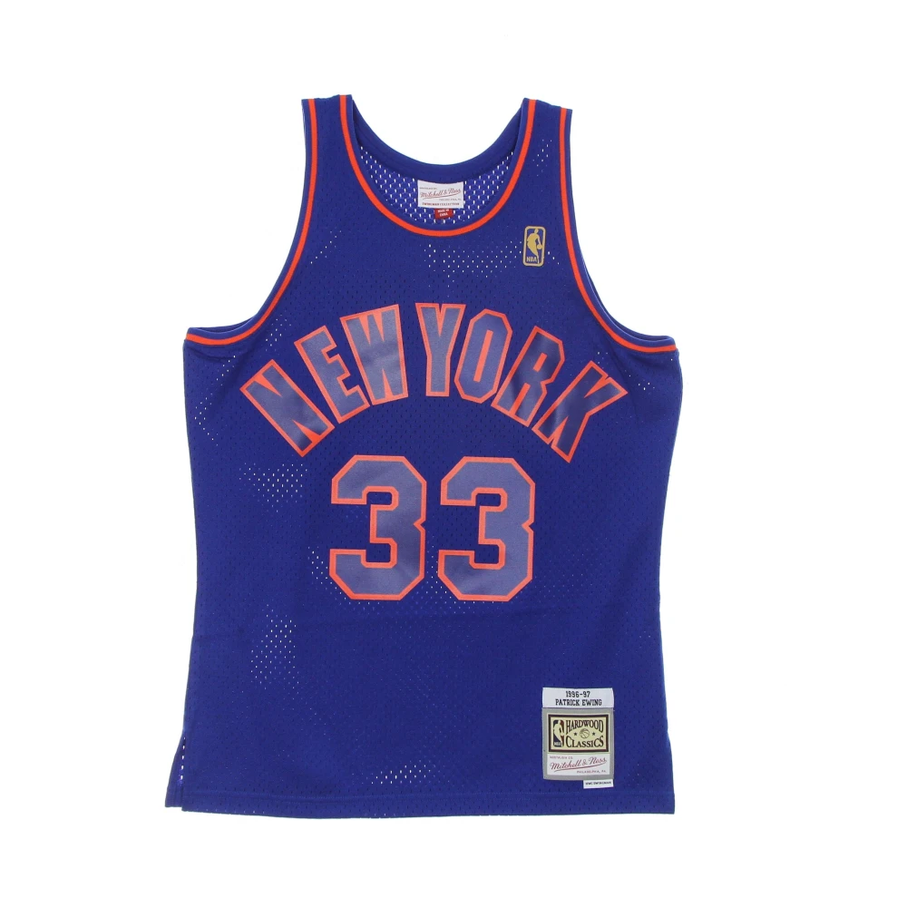 Mitchell & Ness Men's Blue Training, S, Nba Swingman Jersey Patrick Ewing