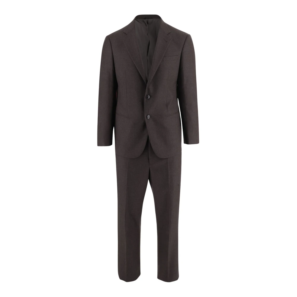 Giorgio Armani Uomo Marrone - Abito In Lana - Suits - 2XL