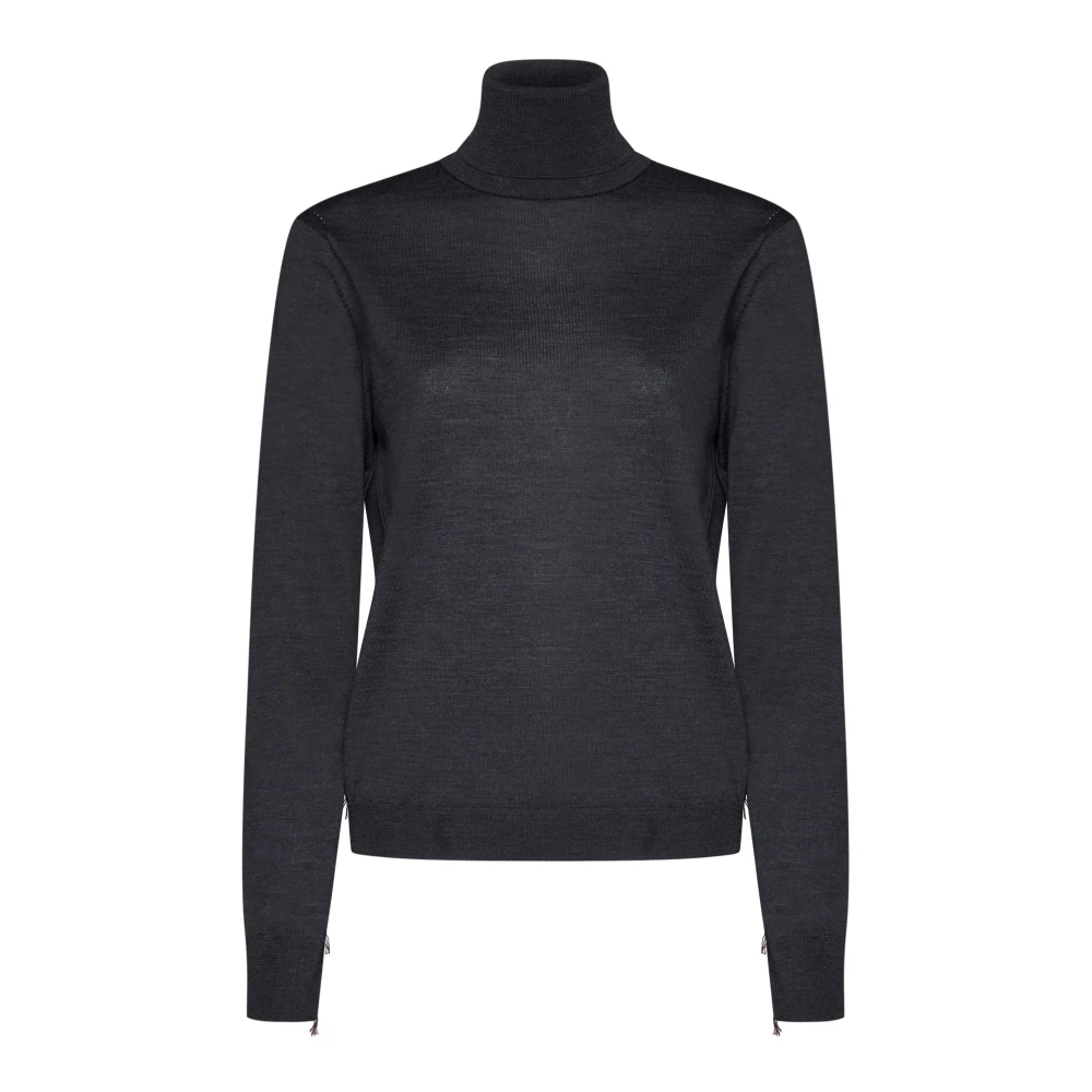 Maison Margiela Grijze Turtleneck Sweaters Gray Dames